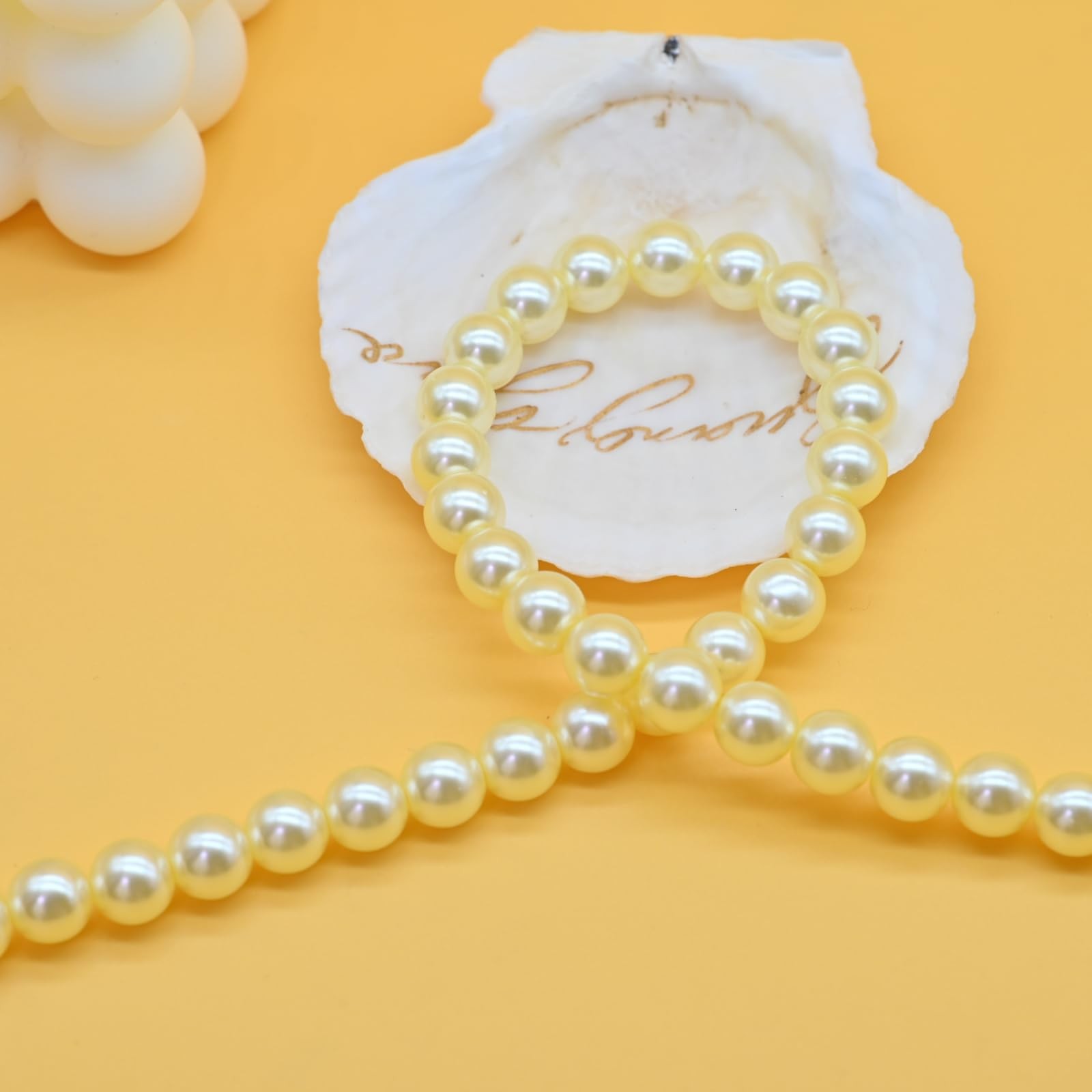 Colorful Mood Choker Baroque Bead Imitation Pearls Necklace, Women, Adults – 09