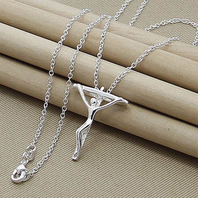Silver plated Jesus necklace Korean version hot selling popular necklace