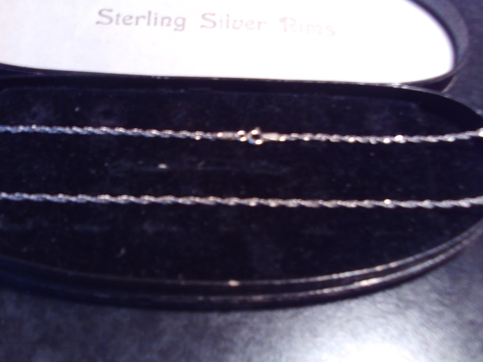 925 silver 29″ rope twist chain necklace 2 mm width