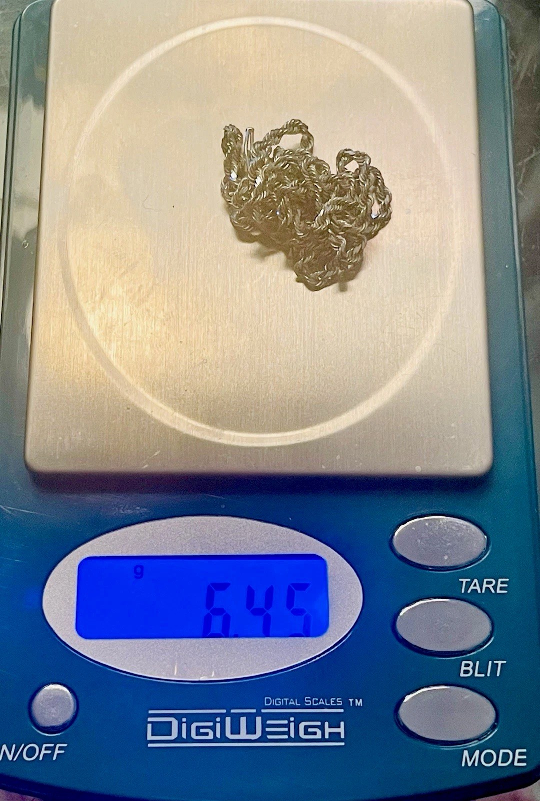 Excellent Michael Anthony 18”L 3mm Solid 14K White Gold Chain Necklace 6.45Grams