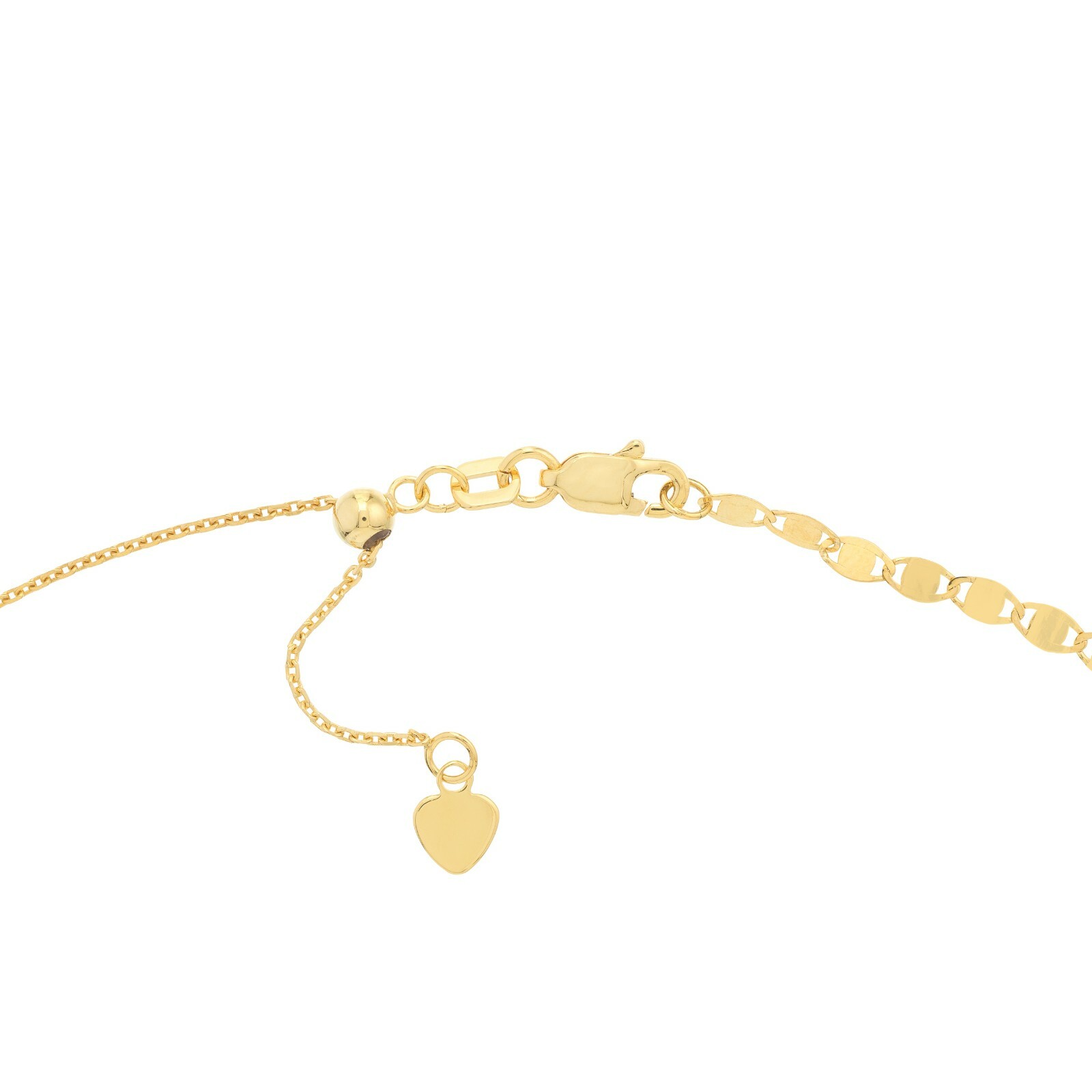 Multi Disc Charm Choker Valentino Chain Necklace Women Solid 14K Real Gold