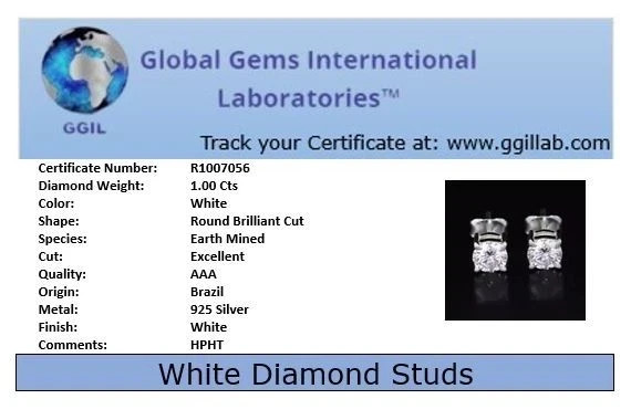 HUGE 82.50 Certified Champagne Diamond Solitaire Pendant- FREE Diamond Studs