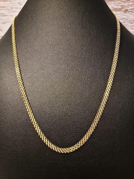 14k Gold Bismark chain 18 inches 3.5mm
