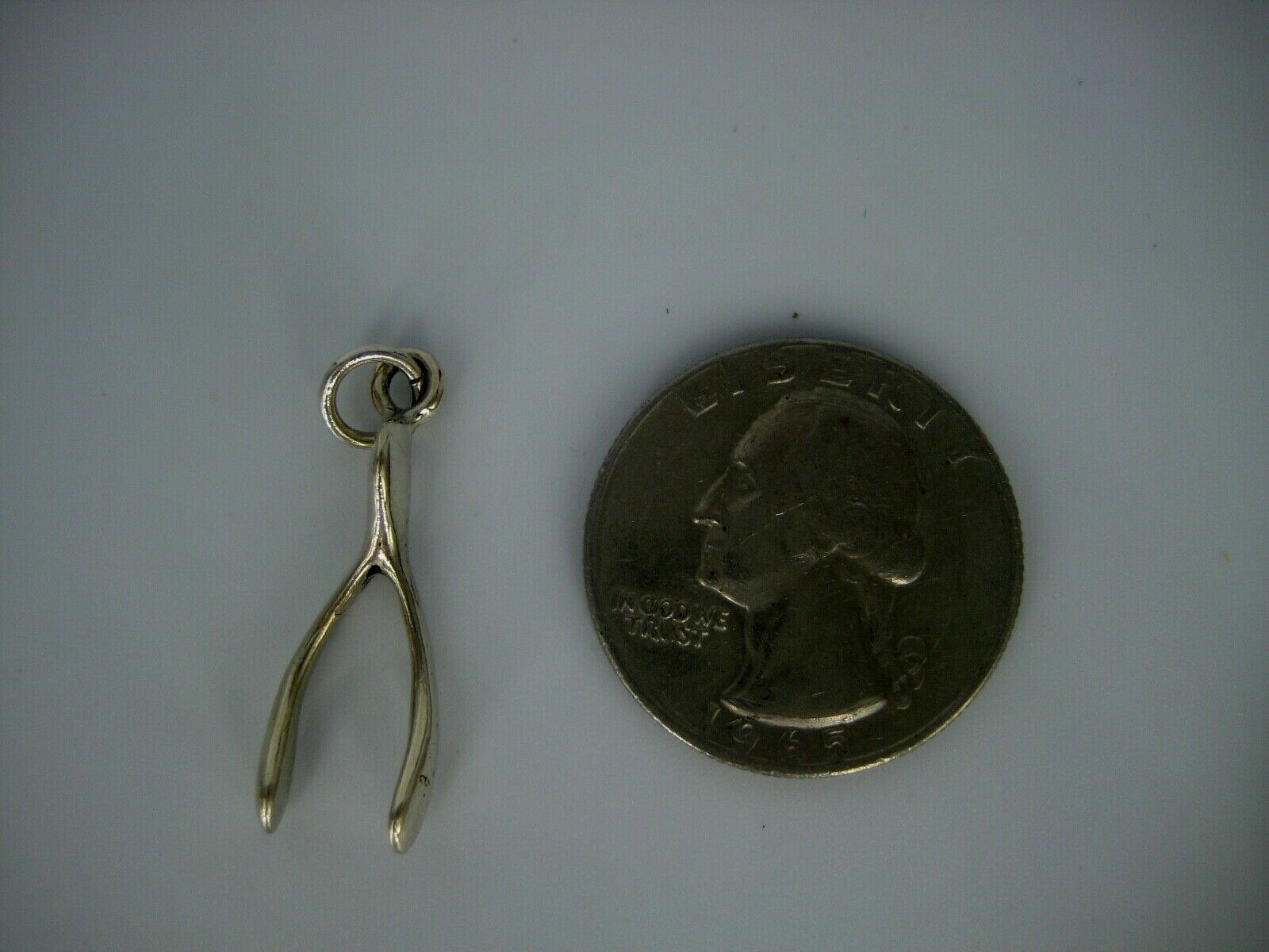 Sterling Silver Wish Bone Pendant