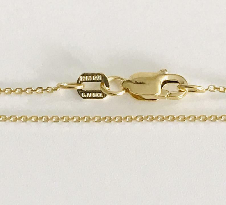 10K Solid Gold Heart Key Charm Pendant, 10k Solid Gold Necklace – YC1029