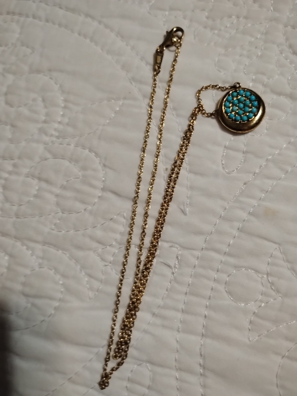 Jay King “Desert Rose Trading” Necklace With Natural Turquoise Cabochons