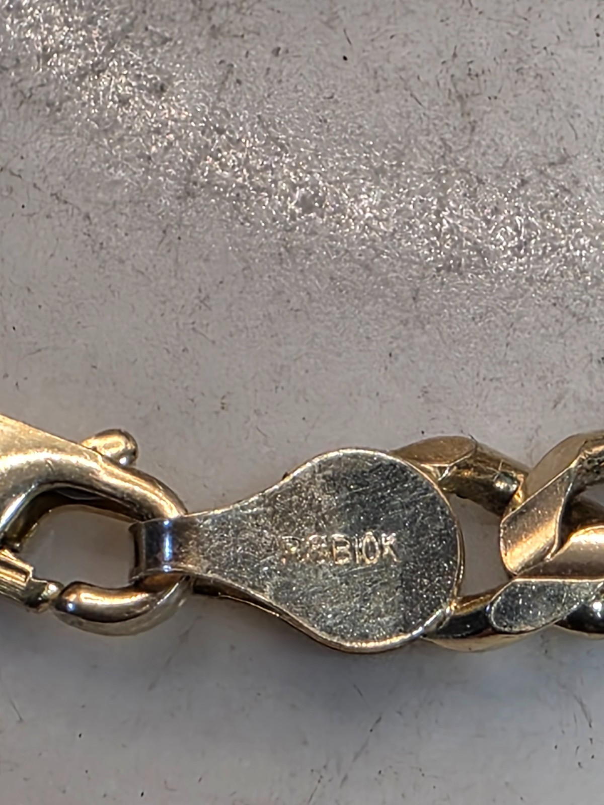 10k Solid Yellow Gold Authentic 5mm Cuban Link Bracelet S9″ 11.8gms!