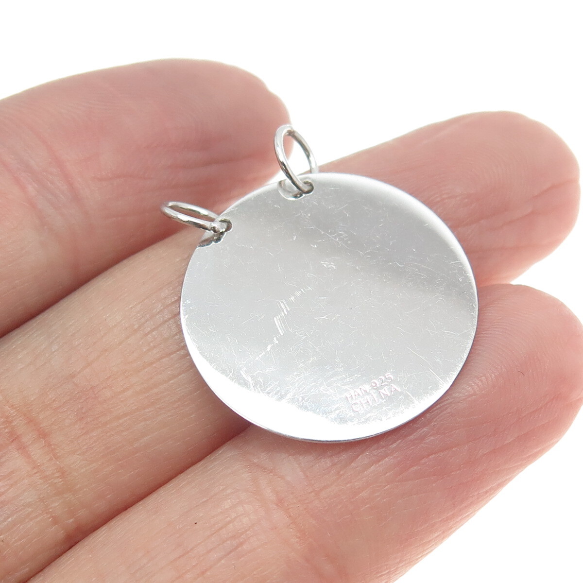 HAN 925 Sterling Silver “Live the Life You Love” Pendant