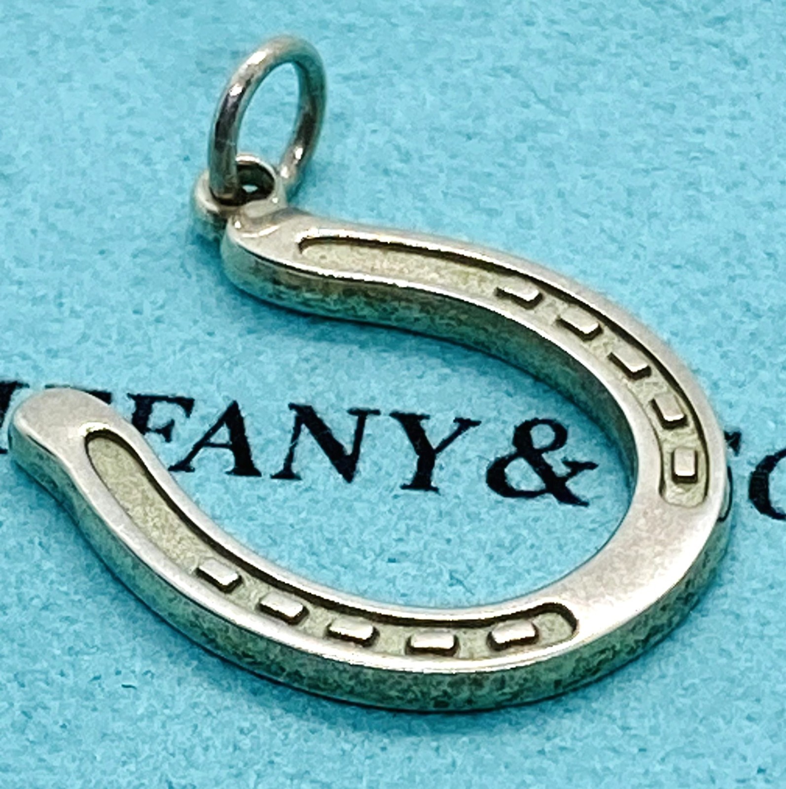 Tiffany & Co Sterling Silver 925 Horseshoe Pendant Charm