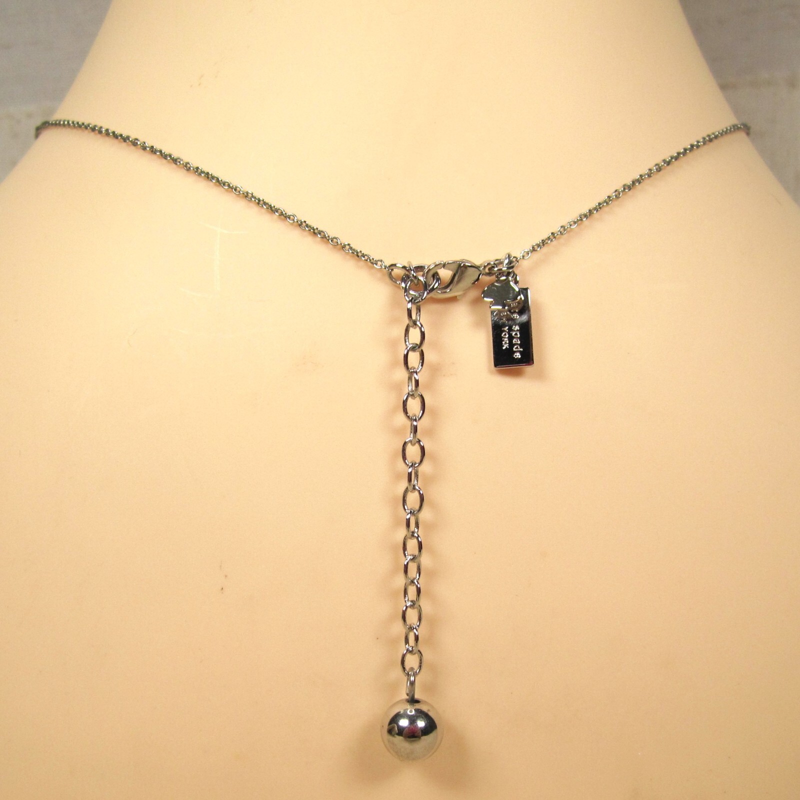 Kate Spade Silver “Say Yes” Mrs. Necklace – Wedding