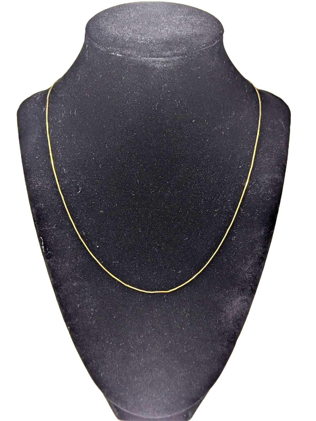 Vintage 14K SOLID Yellow Gold Box Chain Necklace 18″ Jewelry Gift FREE Shipping