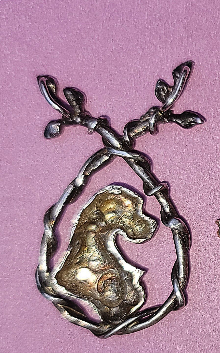Cocker Spaniel Pendant Origionals By Omar Sterling Silver
