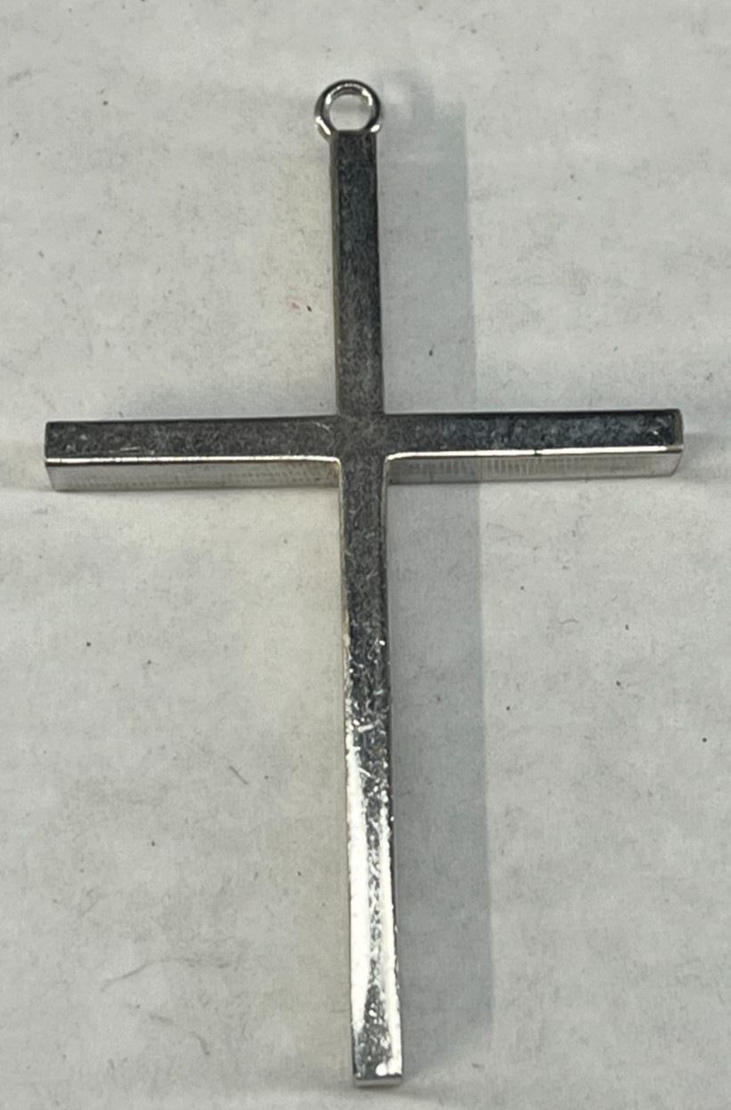 Avedon Sterling Silver 925 Large Thick Cross Pendant Minimal 2.25″ 16.3g Signed