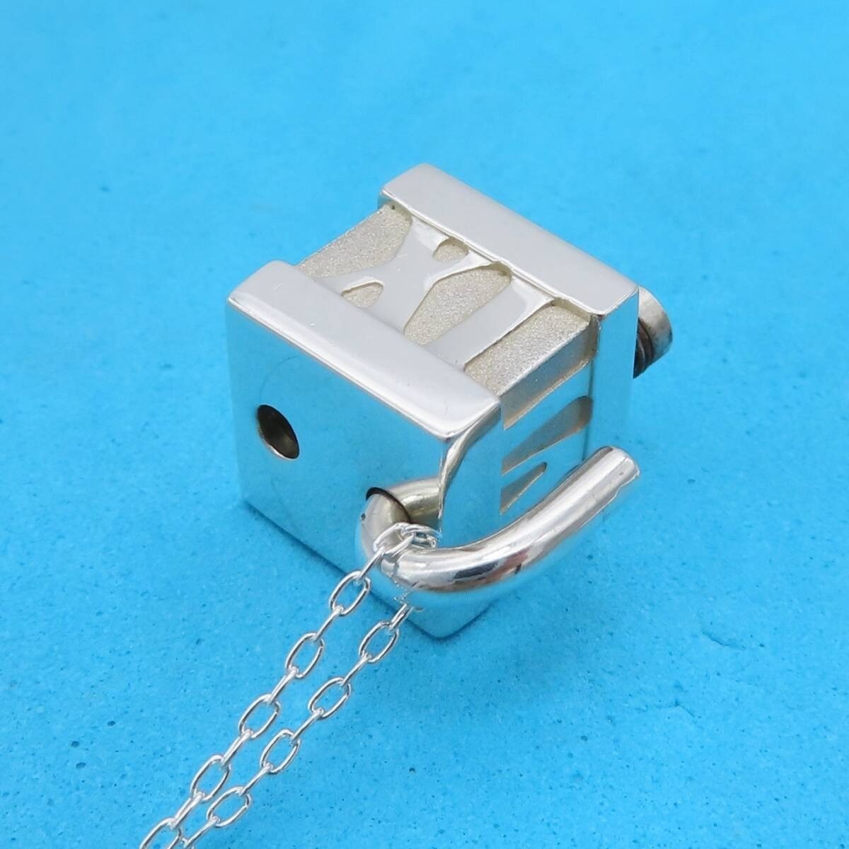 Tiffany & Co. Atlas Cadena Padlock Necklace 40cm 16 in Silver 925 Japan [Used]