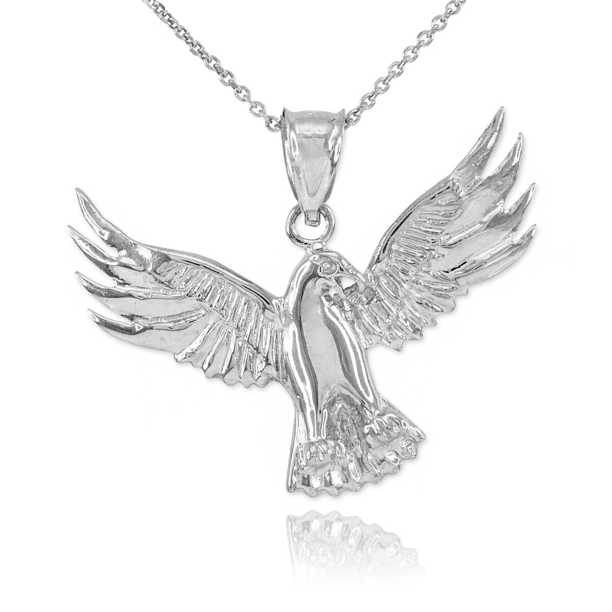 Gold Falcon Pendant Necklace(Available in Yellow /Rose/White Gold)