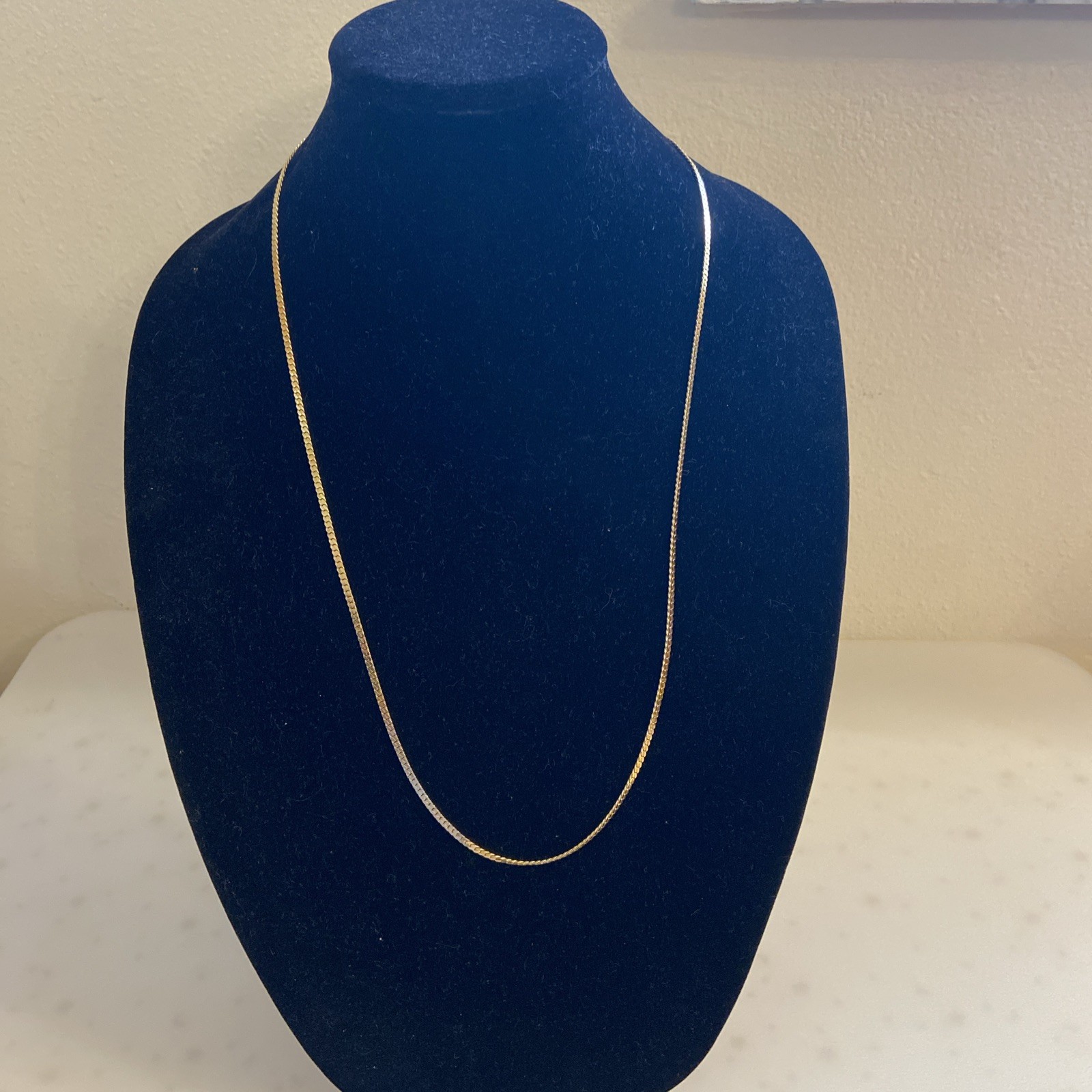 Vintage 14K GP Gold Chain Necklace 30” Long