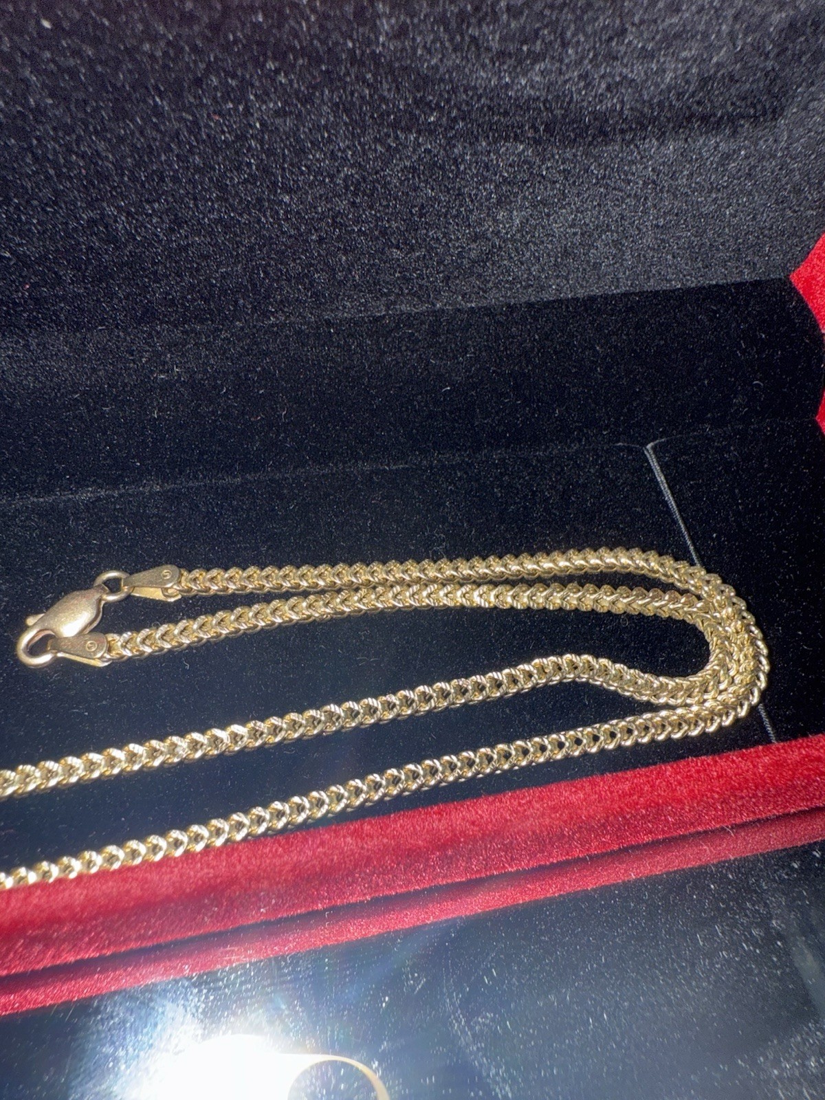 10k Solid Gold Franco 2.5mm Diamond Cut 22inch