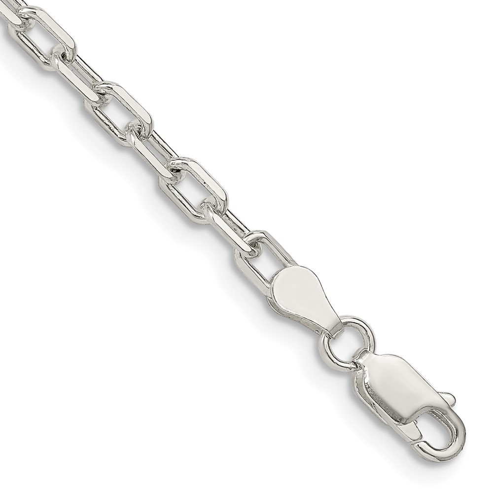 925 Sterling Silver 1-7.5mm Cable Chain Necklace 7-30 Inch Mens Womens