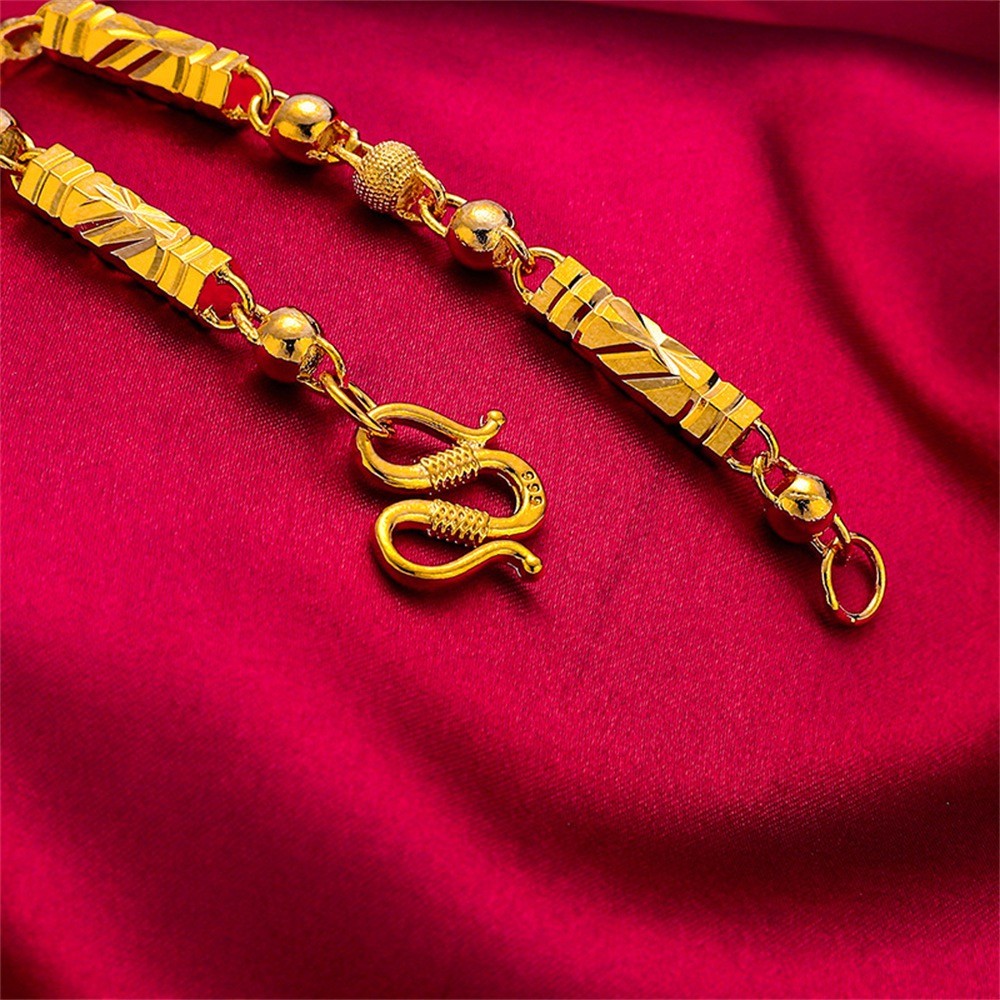 Gold-plated Brass 6mm-8mm Rope Chain Diamond Cut Pendant Necklace 8″- 20″