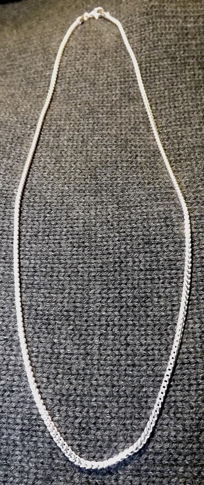 16″ Italian Solid Sterling Silver Franco Link Chain Necklace 925 Silver Chain