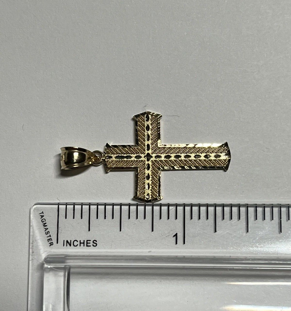 New Gold 14k Cross Pendant Charm Yellow Gold (1.6 gr )
