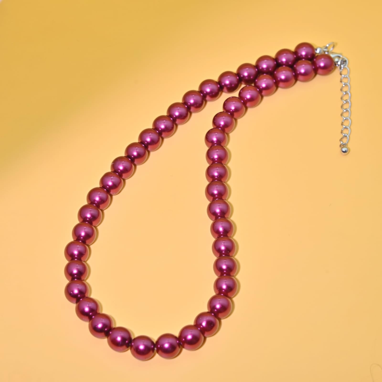 Colorful Mood Choker Baroque Bead Imitation Pearls Necklace, Women, Adults – 02