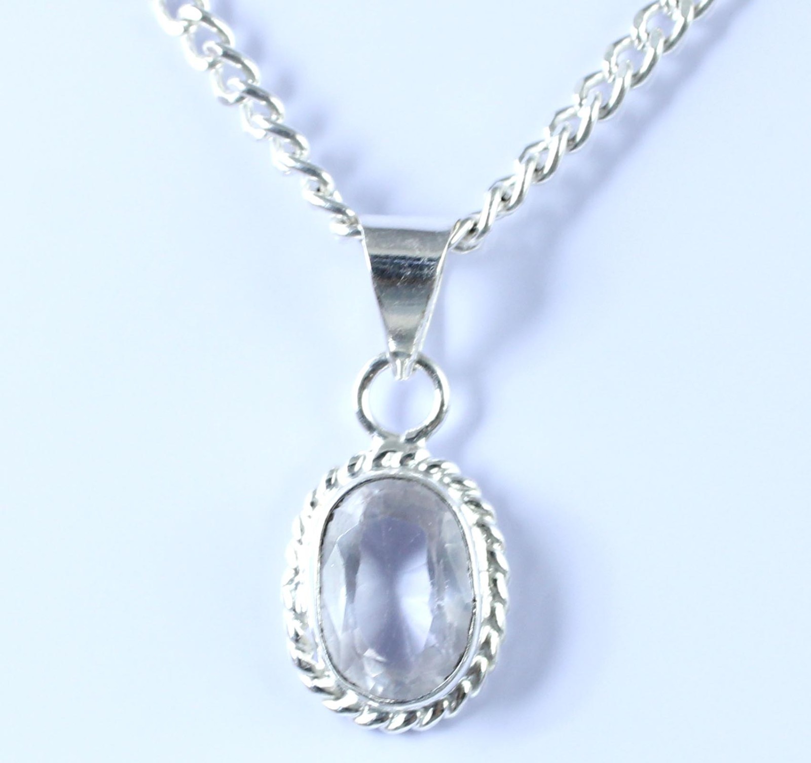 Russian Natural Phenakite 9.35 Ct Oval Gemstone Certified Pendant Free Shipping