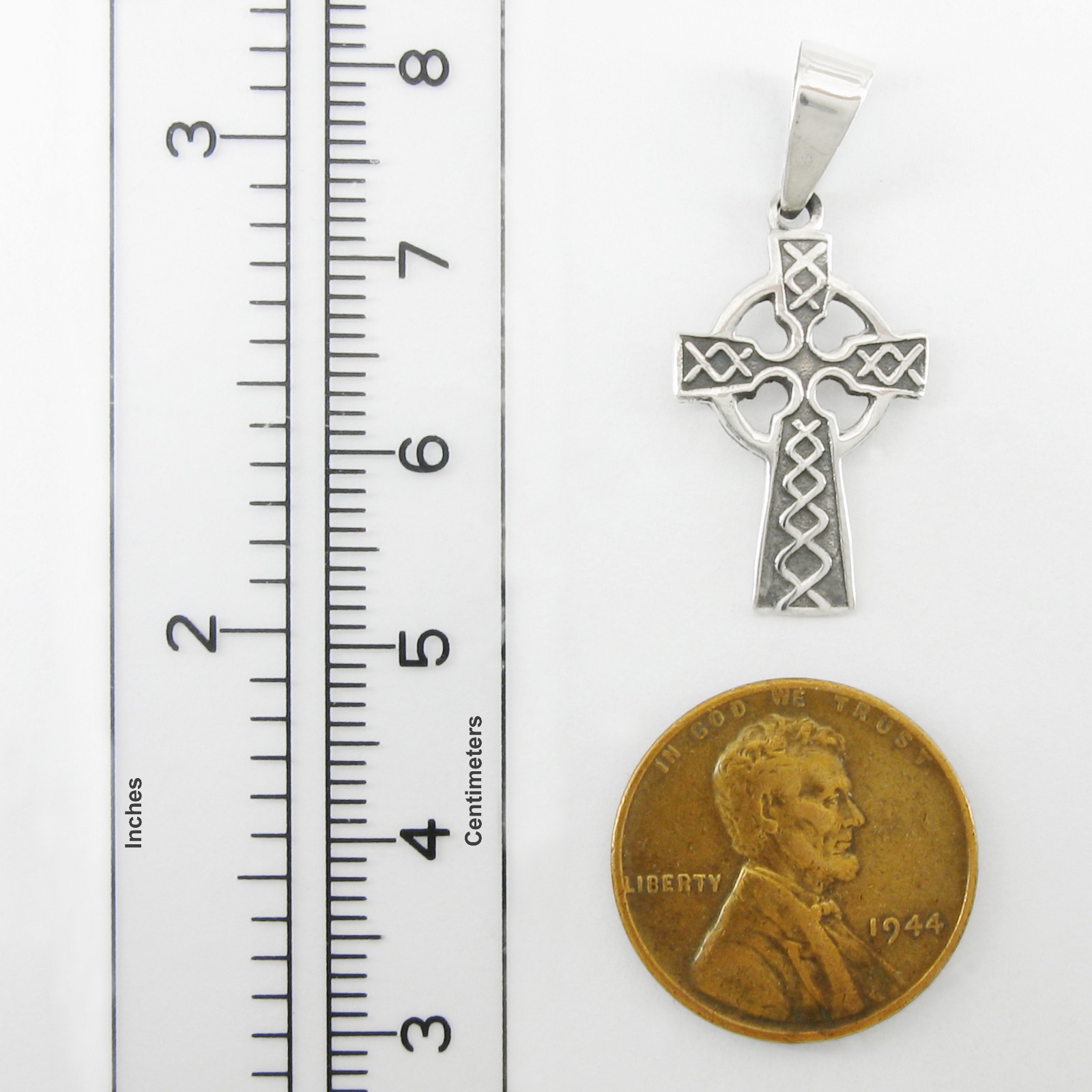 Celtic Cross Pendant- SOLID Sterling Silver – NEW!