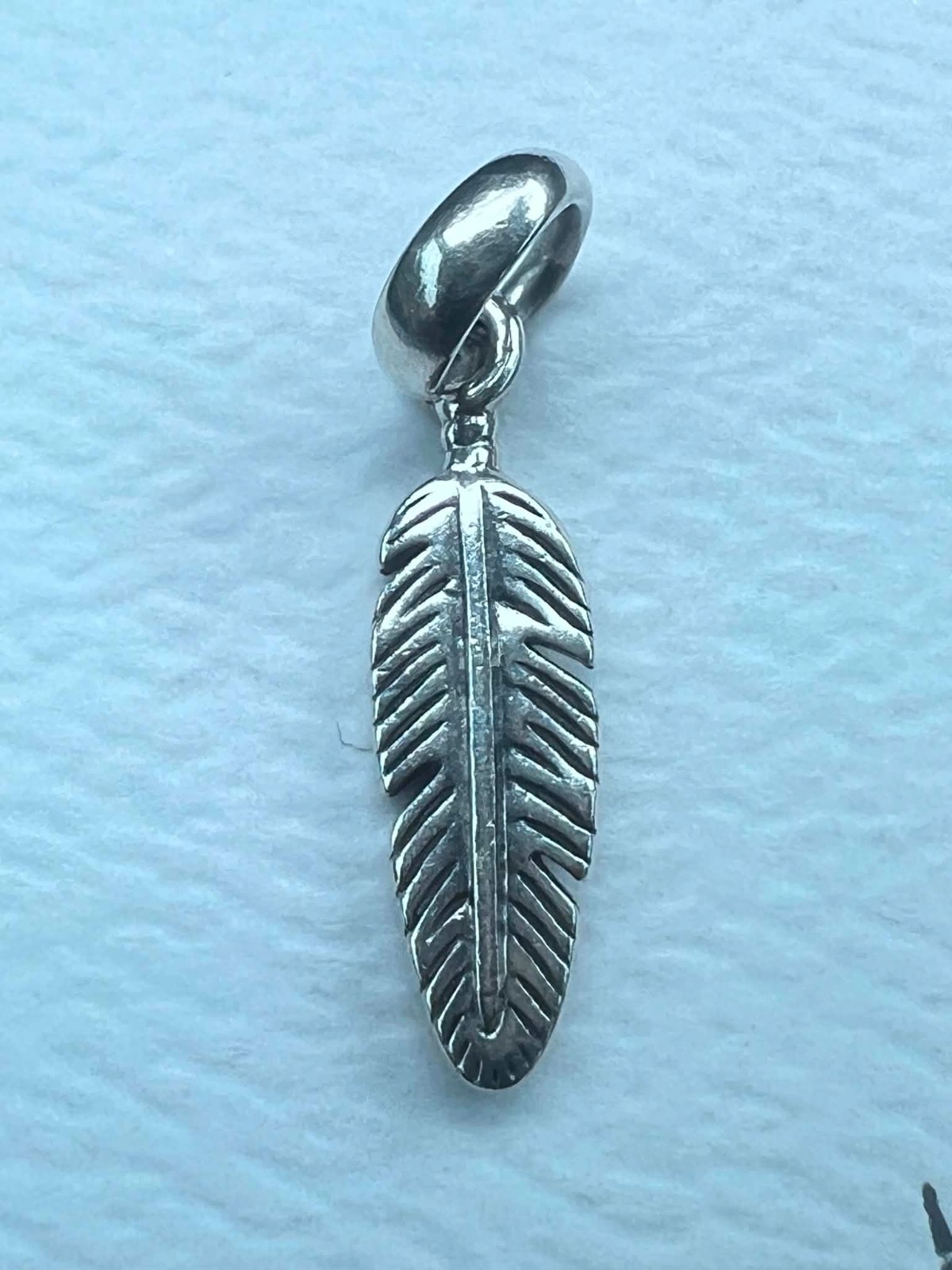 Authentic Pandora Spiritual Feather Pendant #397216
