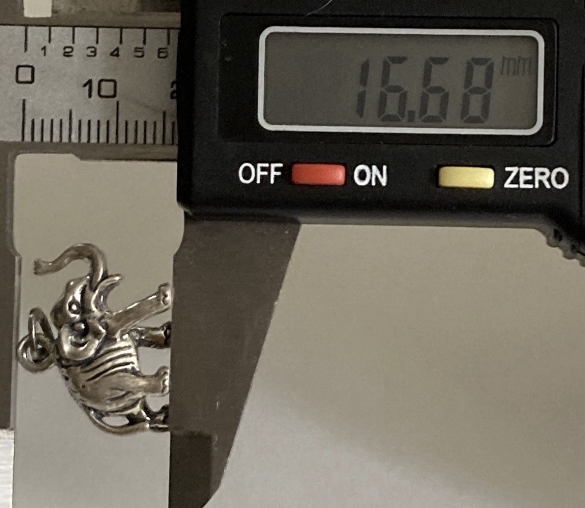 Beau Sterling Silver 925 Elephant Charm Pendant Animals