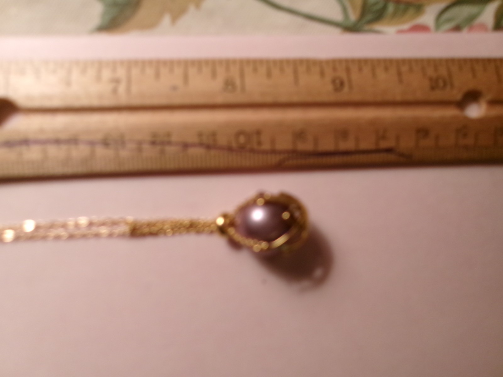 PEARL IN CAGE ABOUT 13 HALF DROGON BALL… NECKLACE