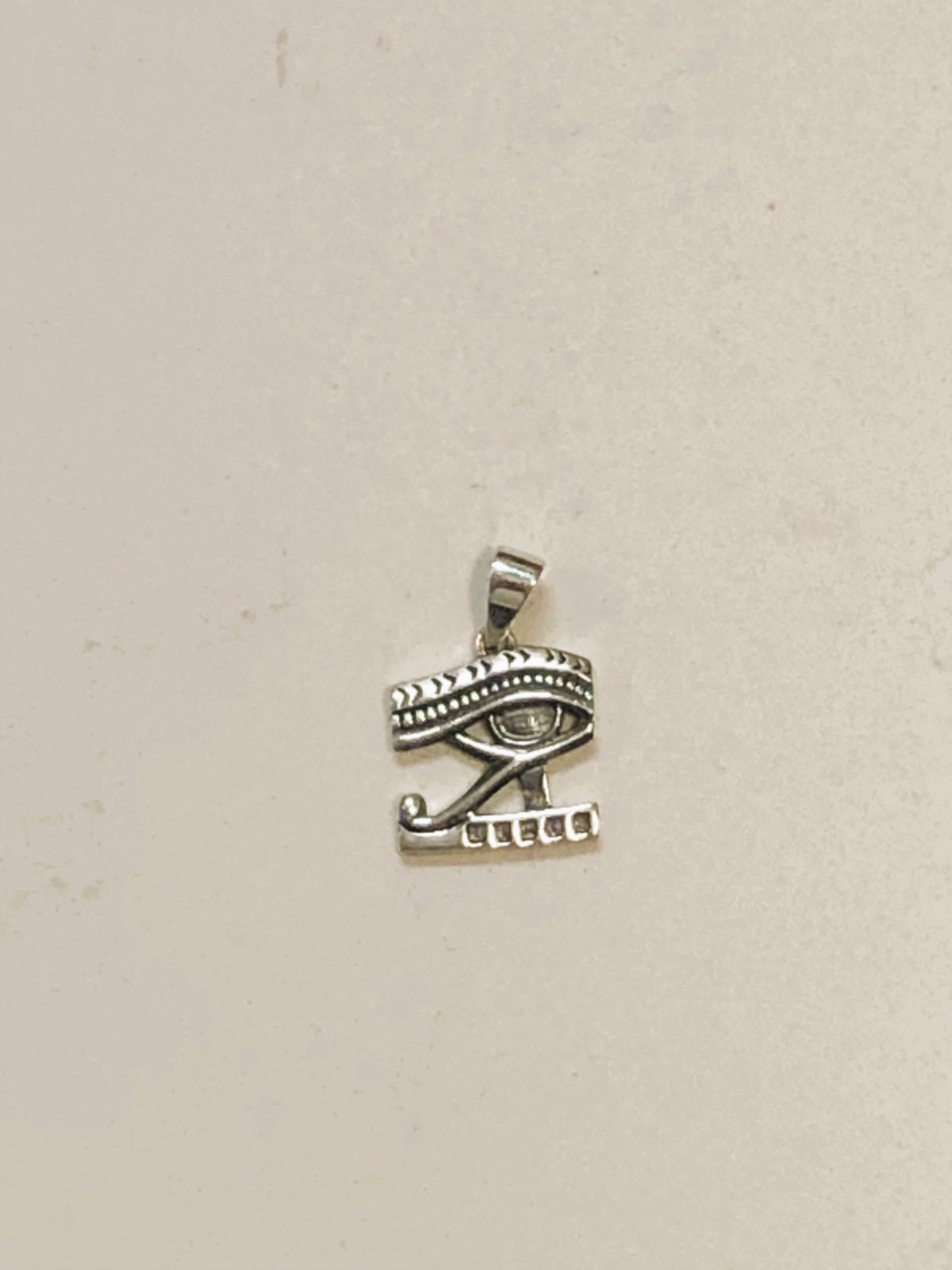 .925 Sterling Silver Eye of Ra Protection Pendant