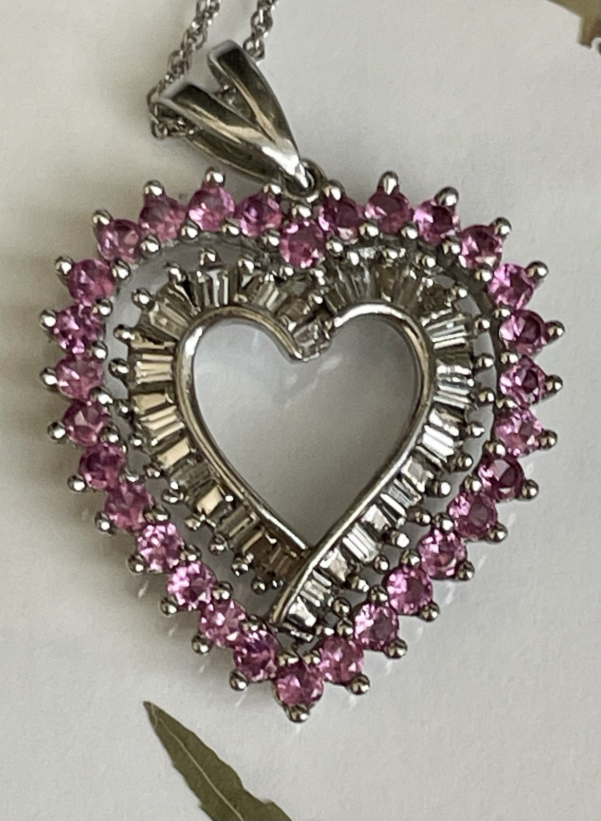 925 Sterling Heart Pendant & 18” Chain