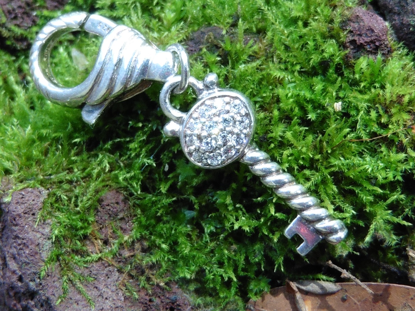 Judith Ripka Key Charm/Pendant S.S. 925