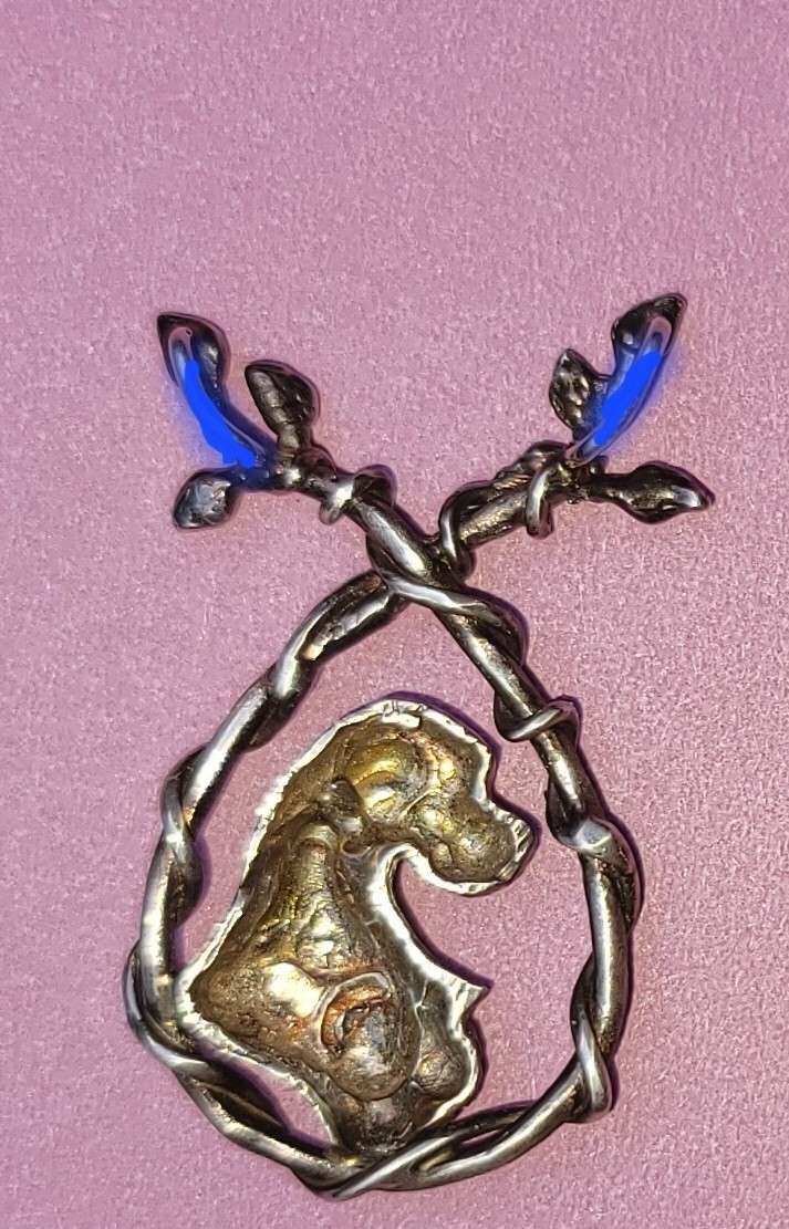 Cocker Spaniel Pendant Origionals By Omar Sterling Silver