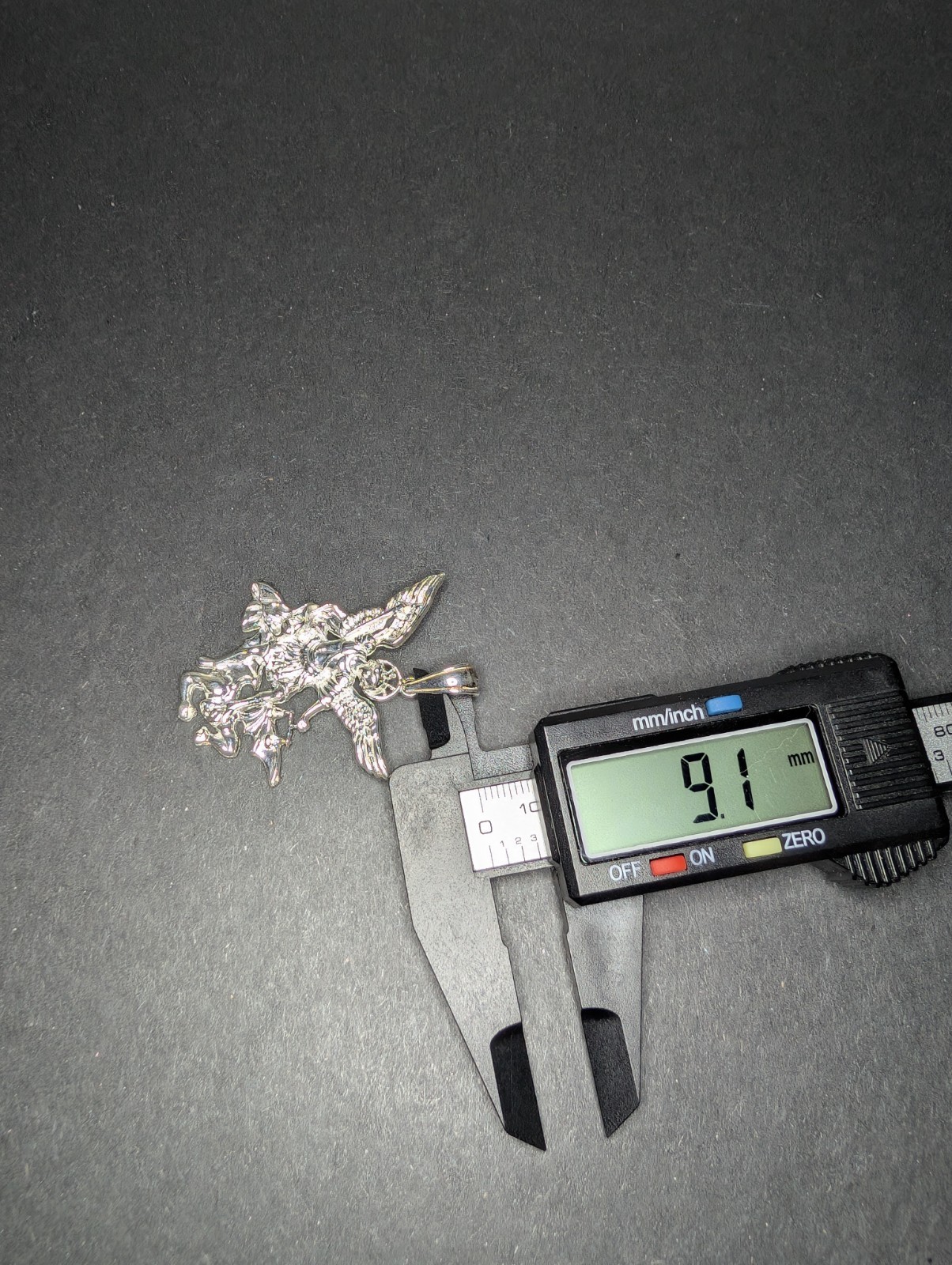 Solid 925 Sterling Silver St. Michael Pendant