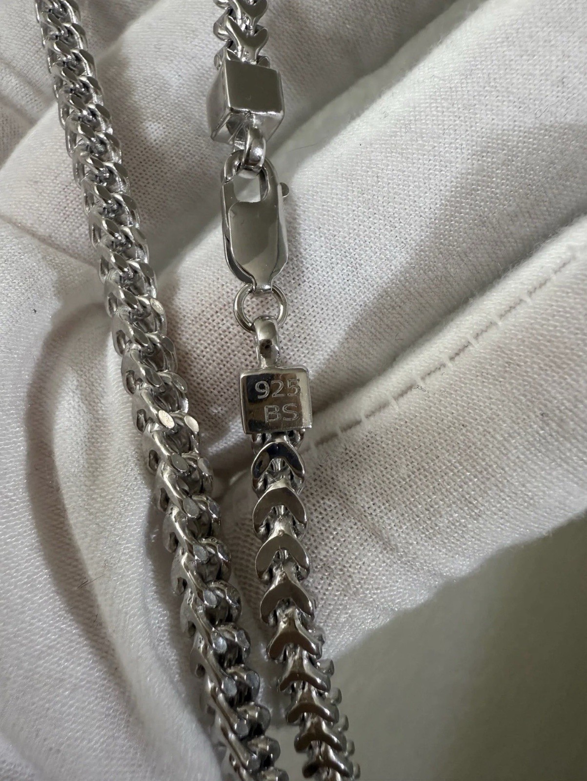 20 inch 4mm – 925 Sterling Silver Franco Chain