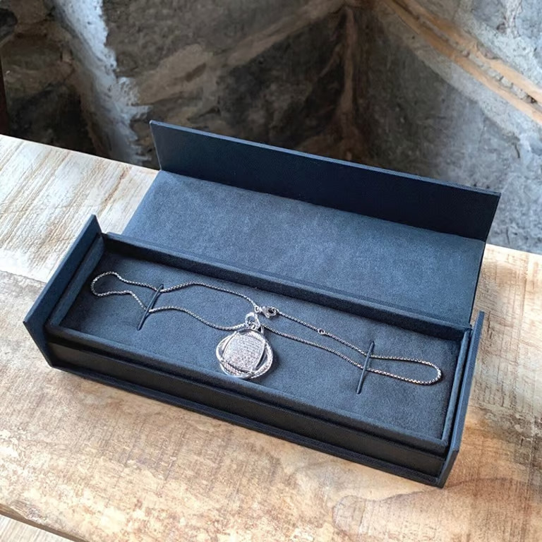 David Yurman Sterling Silver Crossover Pendant Necklace with Diamonds