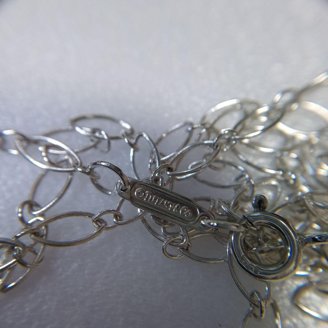 Tiffany & Co. Oval Link Necklace Silver 925 Women Excellent 76cm