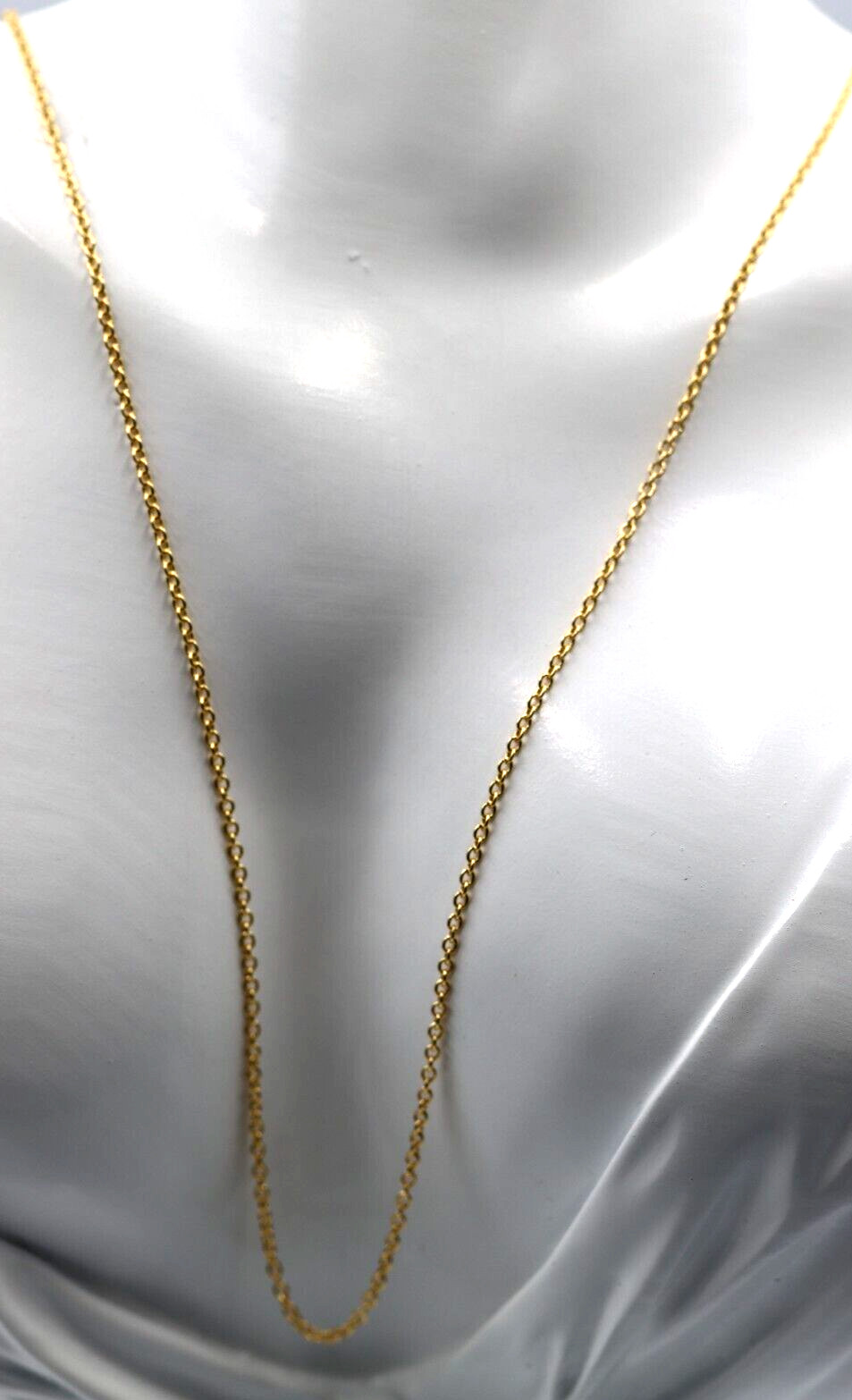 Genuine 9ct Yellow Gold Belcher Chain Necklace 70cm 3.82grams