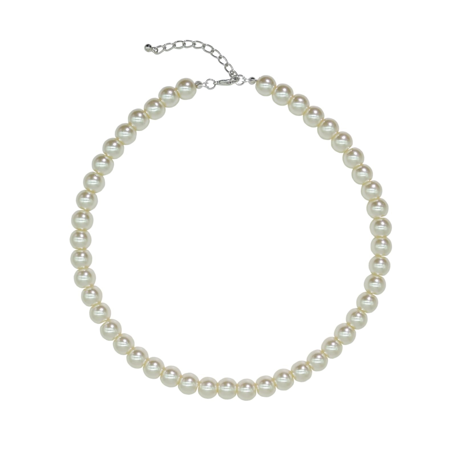 Colorful Mood Choker Baroque Bead Imitation Pearls Necklace, Women, Adults – 04
