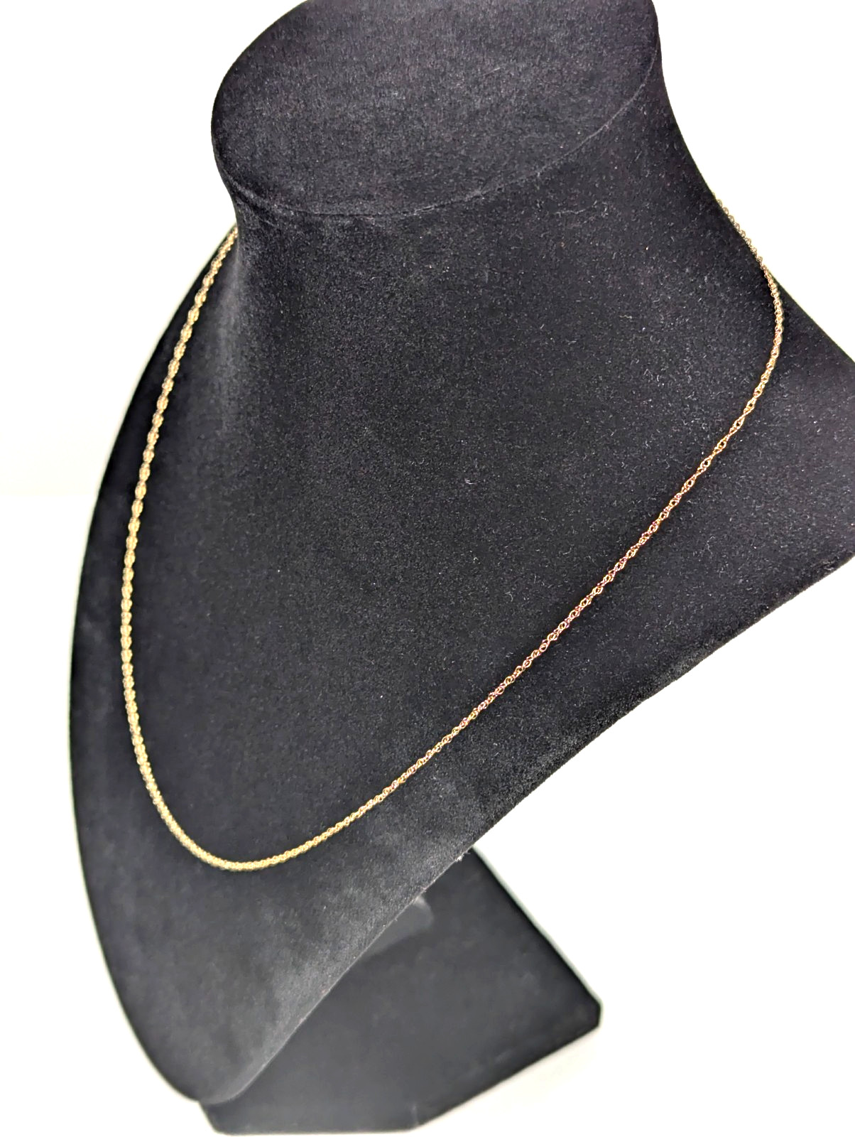 Vintage 10K SOLID Yellow Gold Necklace Chain Jewelry 19″ Gift FREE Shipping