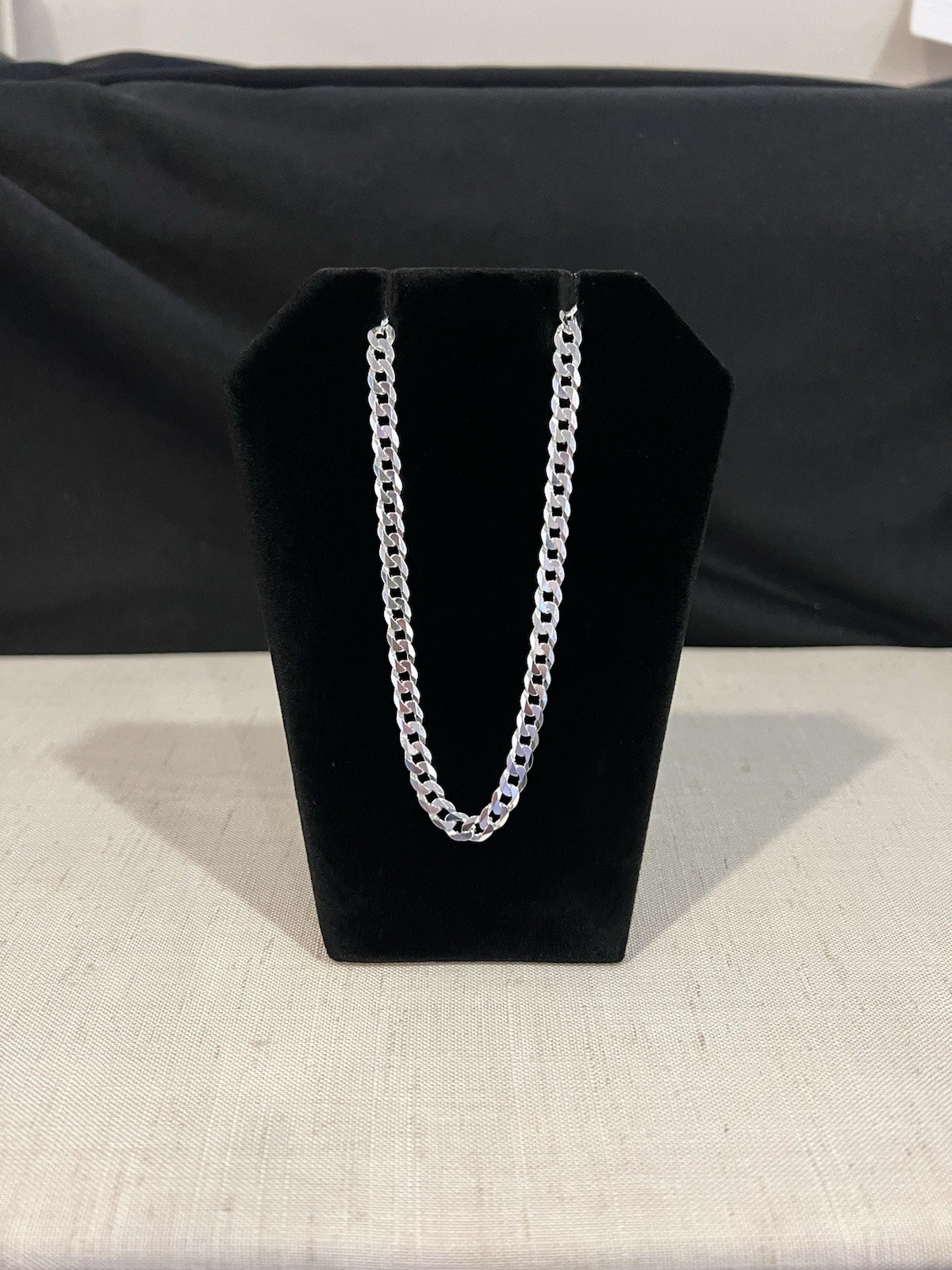 .925 Sterling Silver Male Men’s Women’s Curb Cuban Link Chain Necklace 28″ LONG