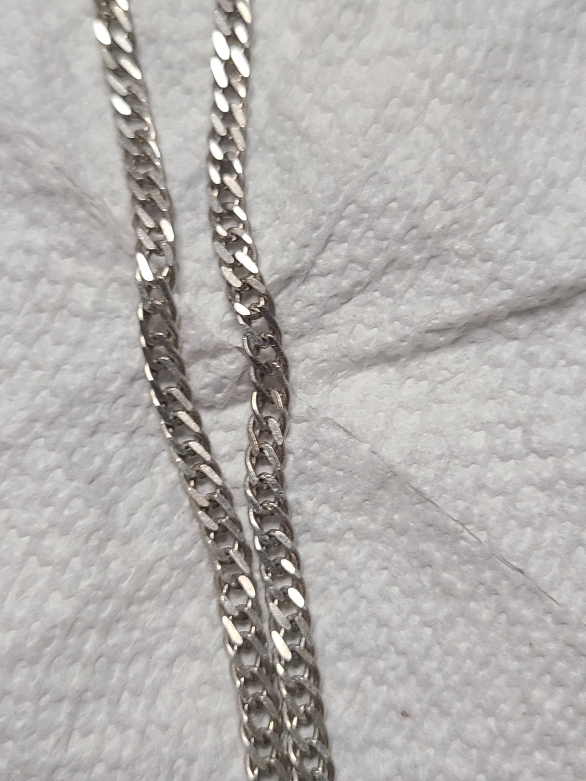 .925 Curb Link Made In Italy 7 Inch Bracelet And 24 Inch Chain. 22 Grams Total
