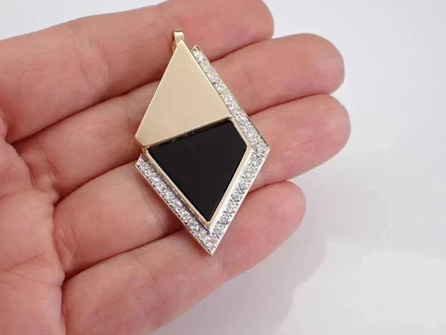 2Ct Round Cut Lab Created Diamond Teardrop Pendant 14K Yellow Gold Plated Silver