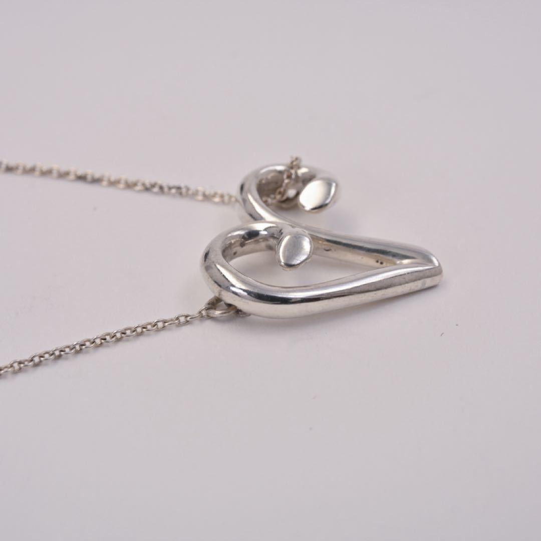 Tiffany & Co. Paloma Picasso Alphabet V Necklace Silver 925 Unisex Used Good