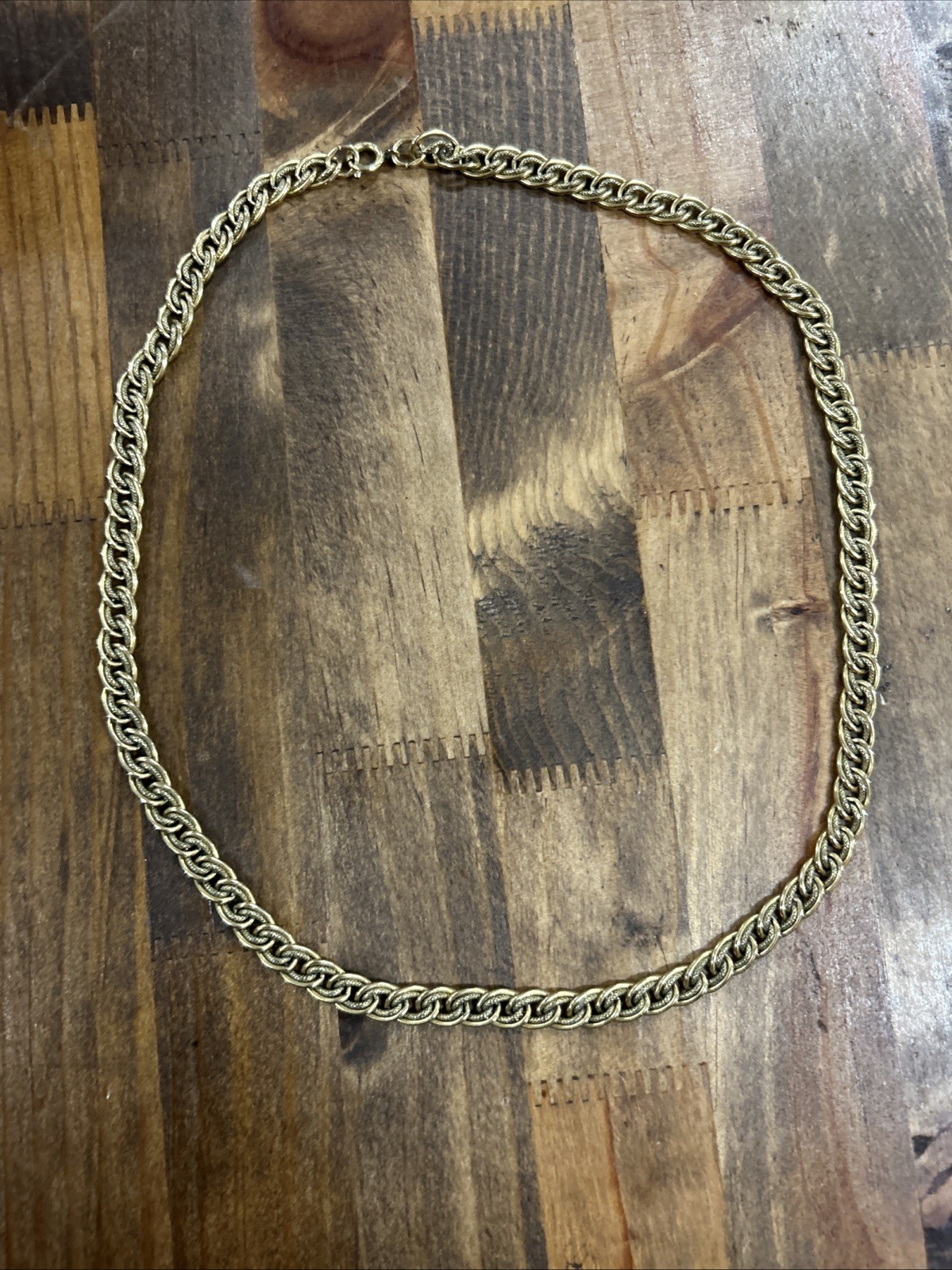18” 1/20 12 Karat Gold Filled Double Curb Chain 21.34 Grams