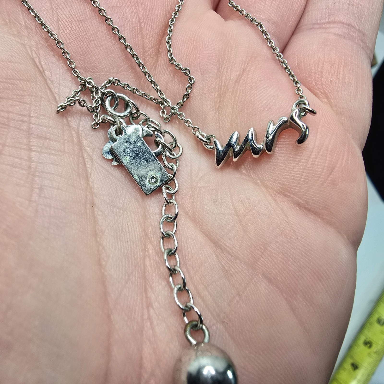 Kate Spade Silver Say Yes “Mrs” Necklace Wedding/Bridal Shower/Engagement