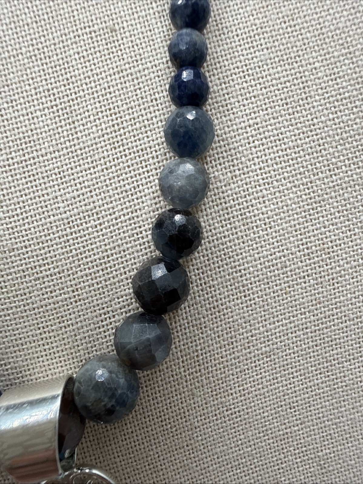 Jay King Mwezi Moon Blue Sapphire & Sleeping Beauty Turquoise 925 Necklace