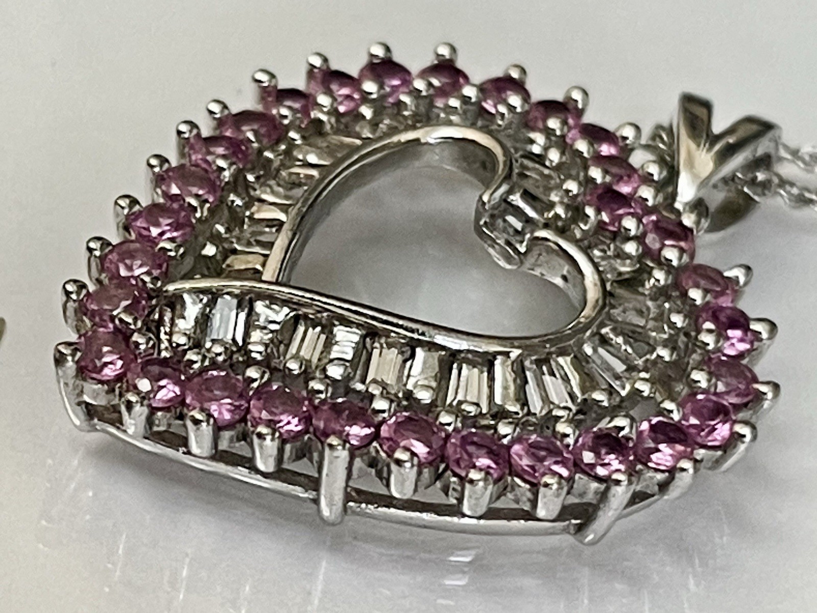 925 Sterling Heart Pendant & 18” Chain